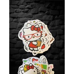 Random Hello Kitty Stickers (10 pc No Repeat Stickers!) Sanrio Vintage